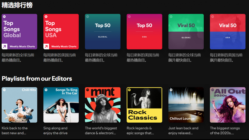 Spotify(声破天)共享账号